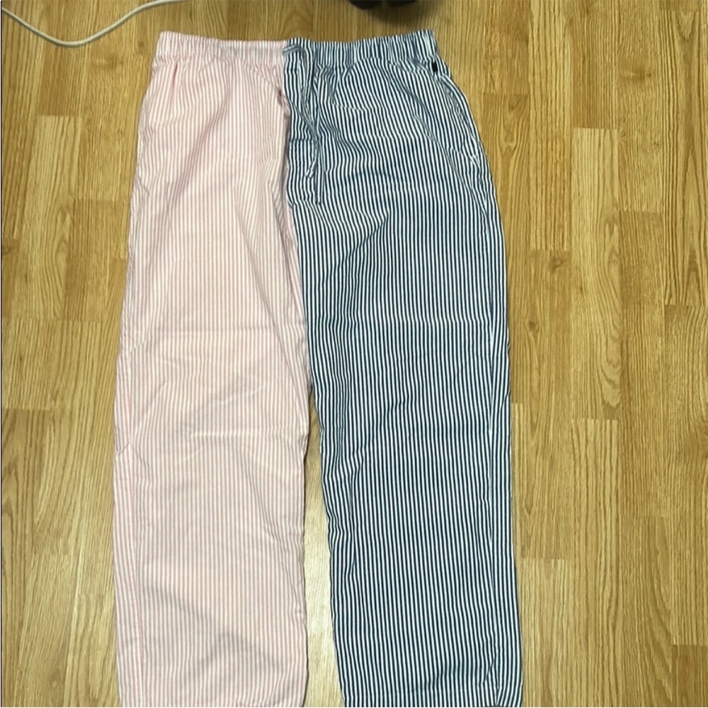 Striped Pink and Blue Men's Pants